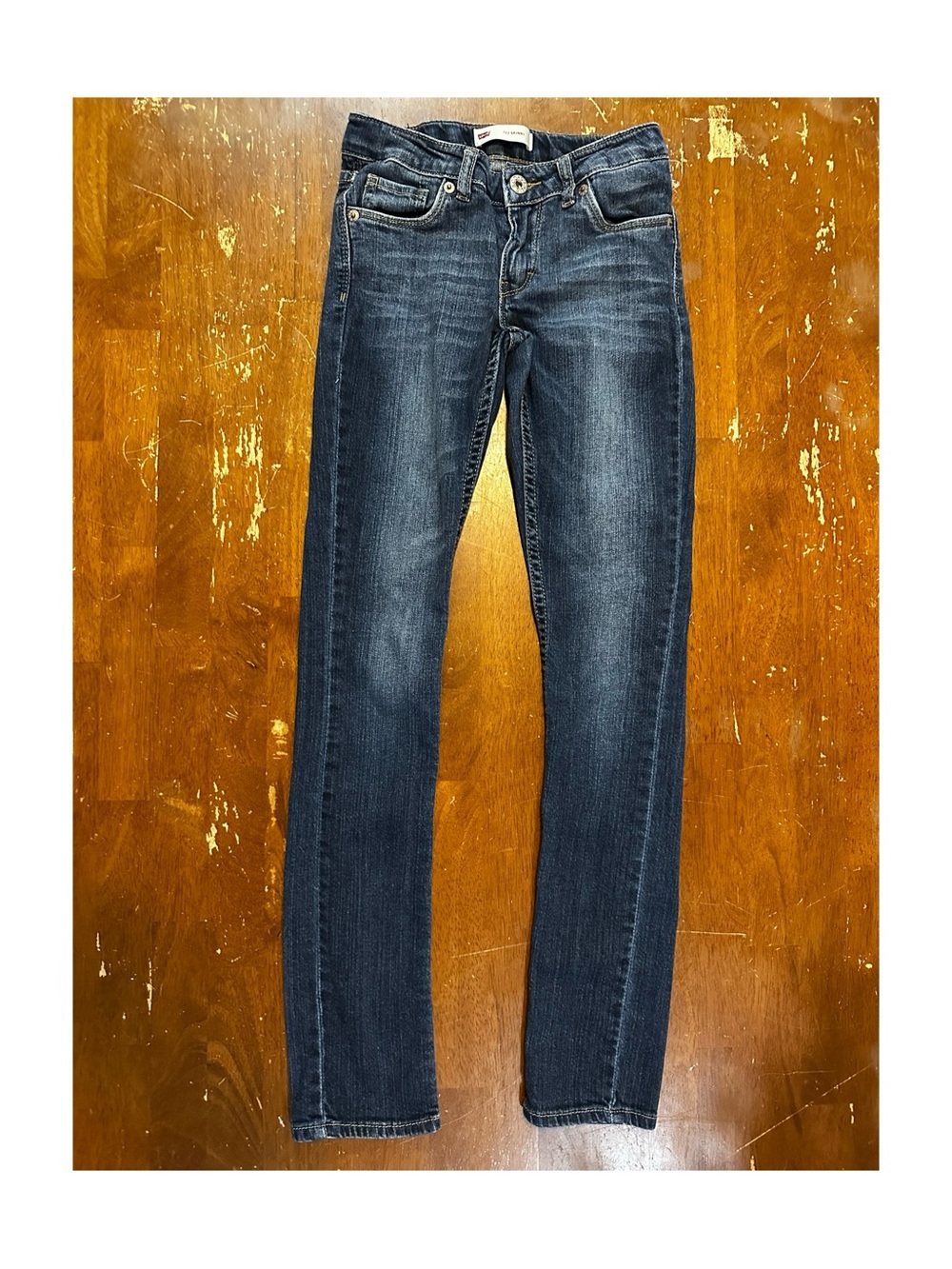 Levi's Girls 711 Skinny Jeans in Dark Wash Size 12 Slim